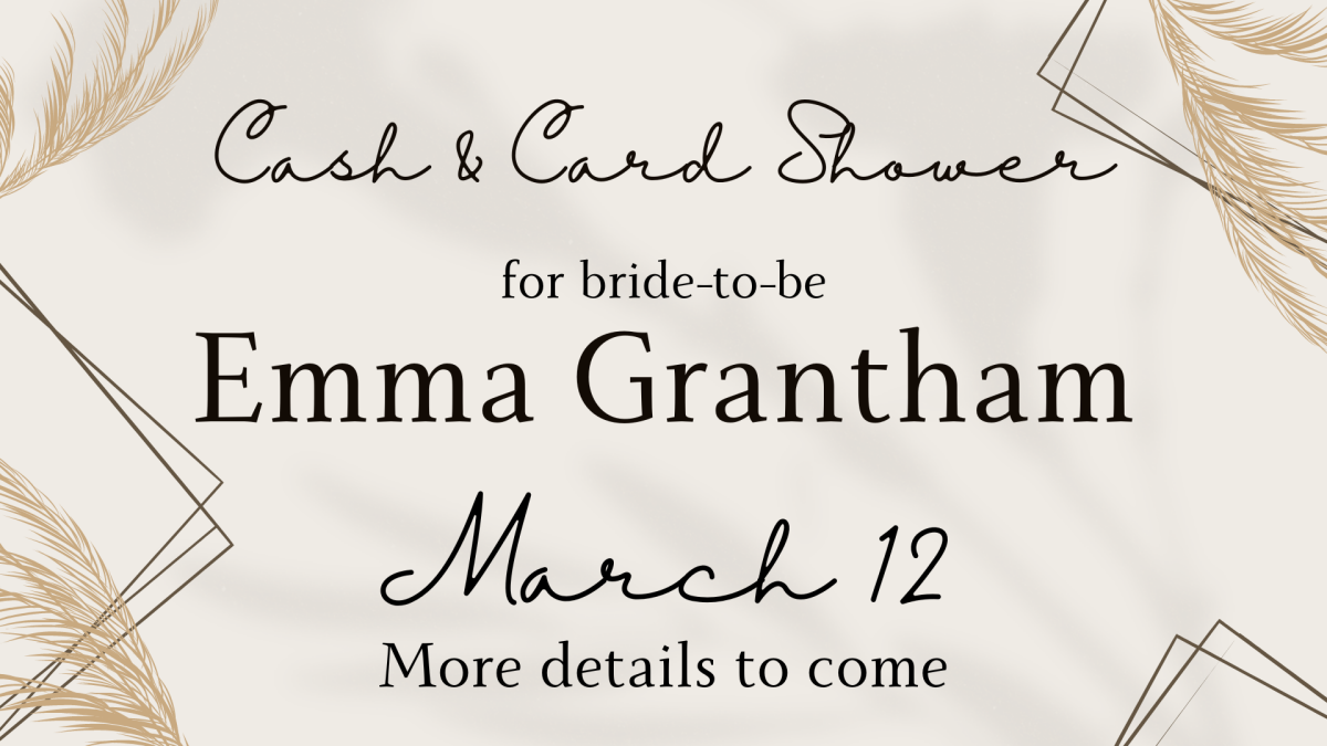 Cash & Card Shower for Emma Grantham