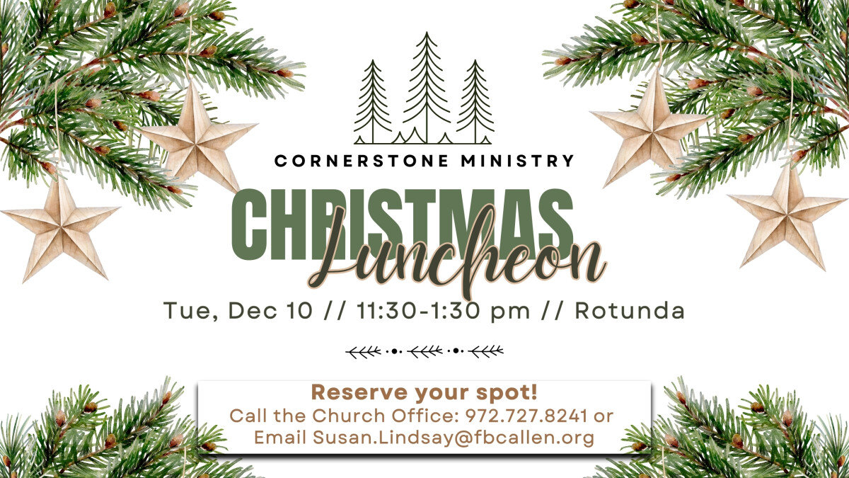 Cornerstone Christmas Luncheon