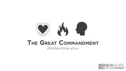 The Great Commandment \ June 1, 2025