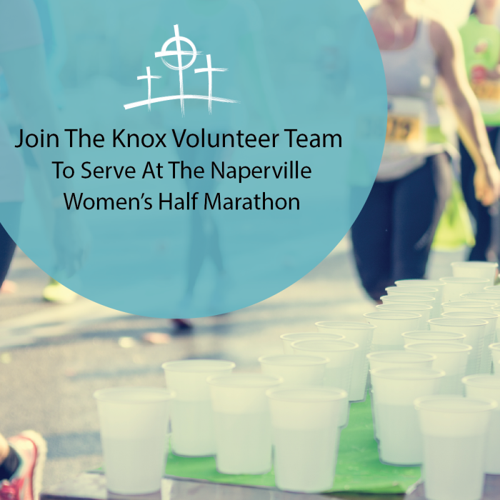 Volunteer Team to Serve The Naperville Women's Half Marathon