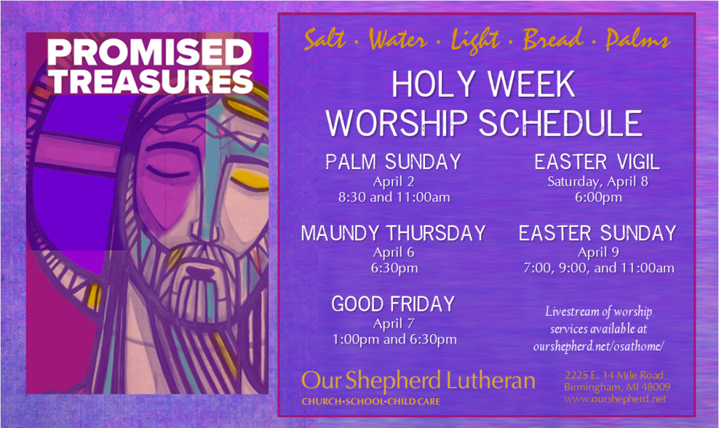 News | Our Shepherd Lutheran Church & School