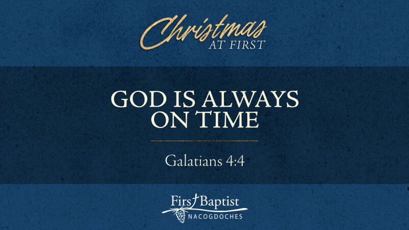 God Is Always On Time