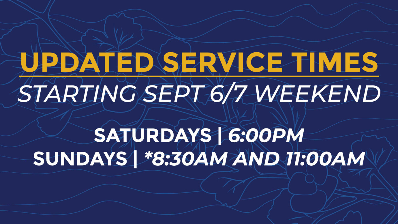 Updated Service Times