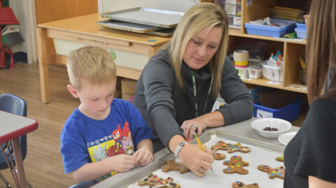 Gingerbread cookies take preschools on chase