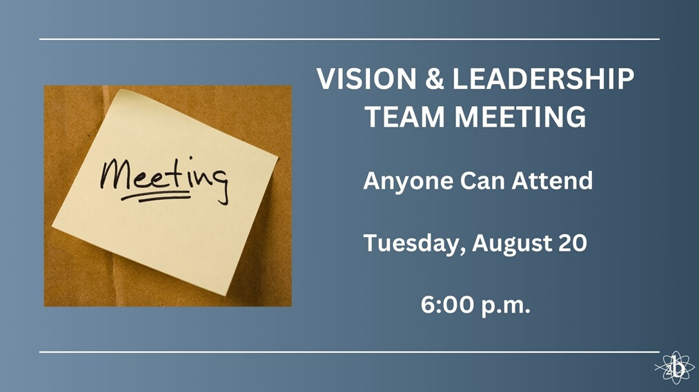 VLT Meeting - anyone can attend