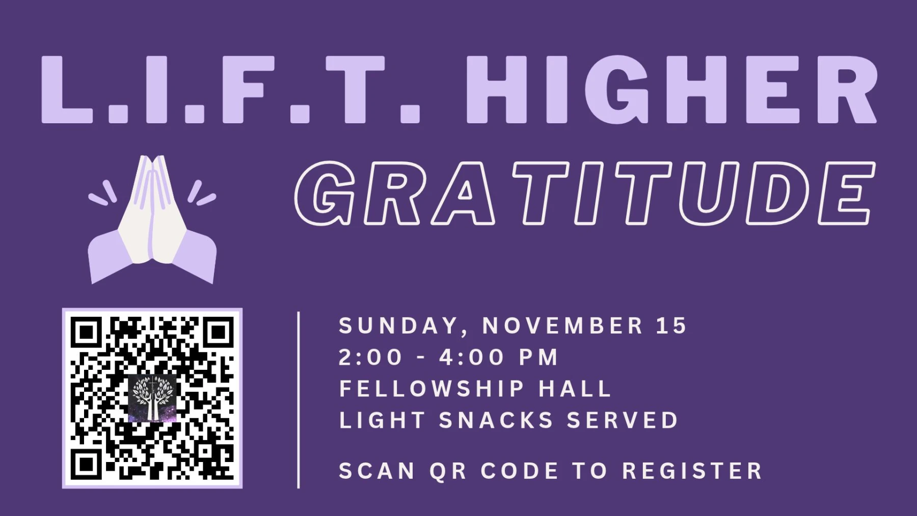 LIFT Higher: Gratitude