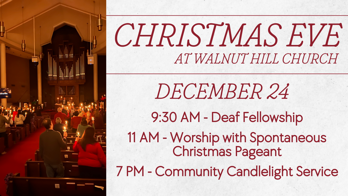 Christmas Eve at WHC - 9:30 AM Deaf Fellowship