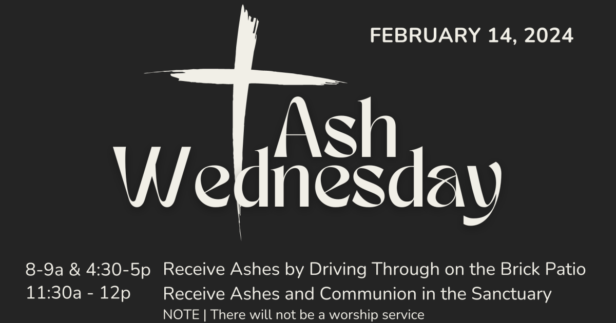 Ash Wednesday 2024 Myers Park Baptist Church