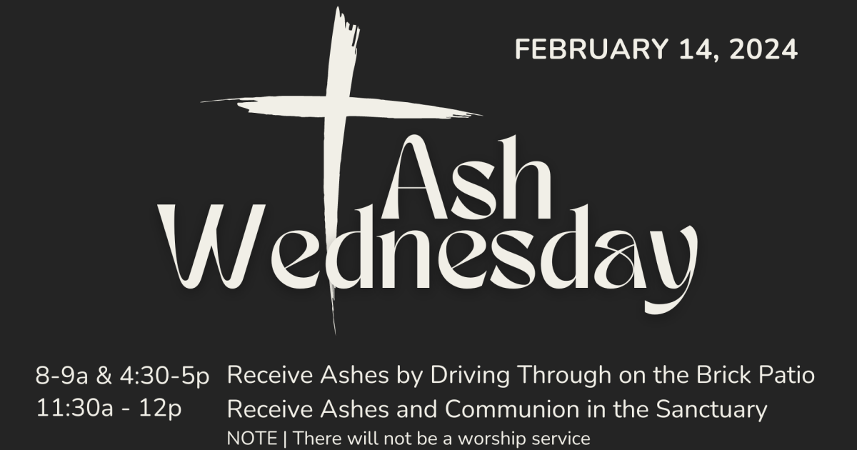 Ash Wednesday 2025 Myers Park Baptist Church