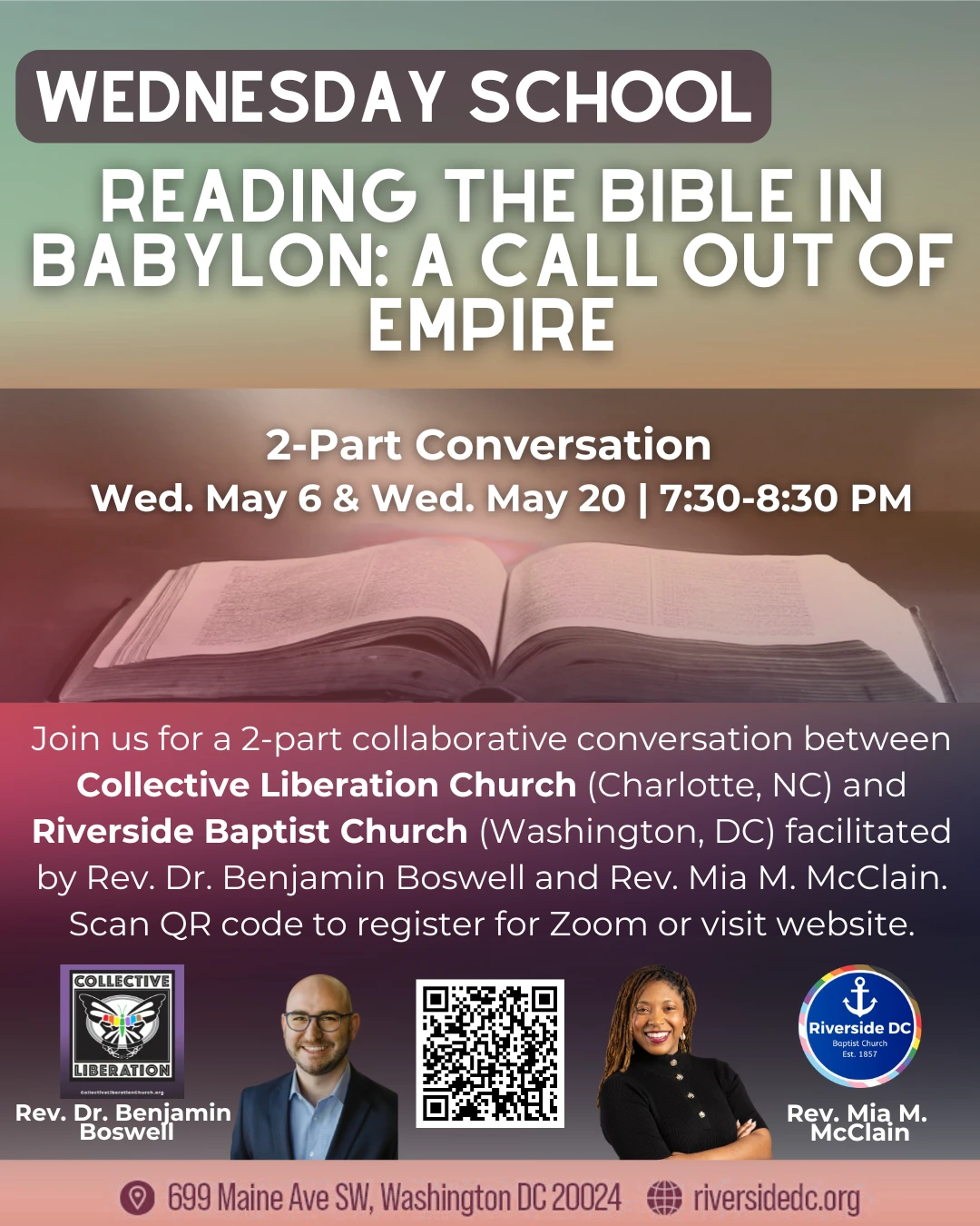 Wednesday School- Reading the Bible in Babylon: A Call out of Empire