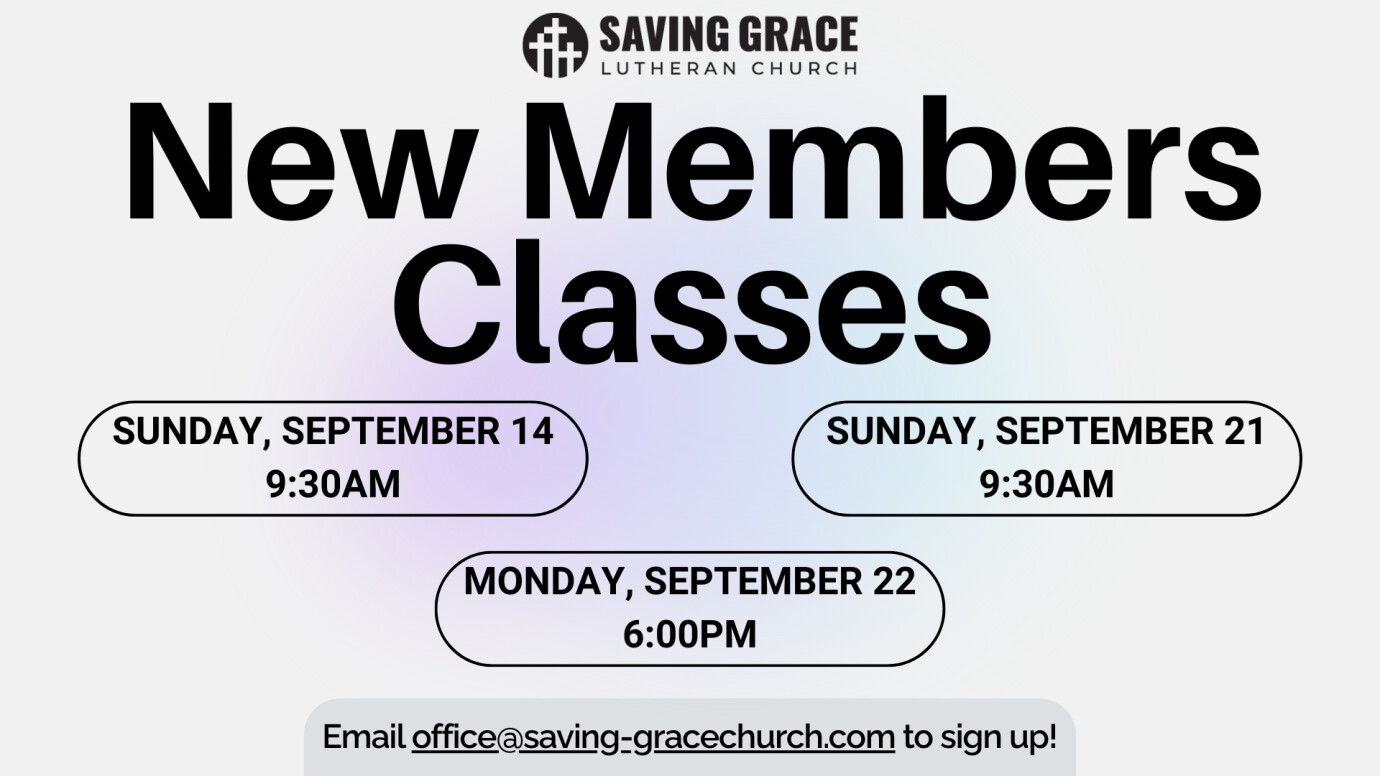 New Members Classes