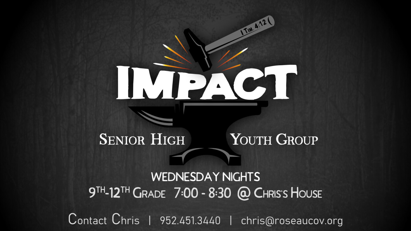 IMPACT: 9-12th Grade Youth Group