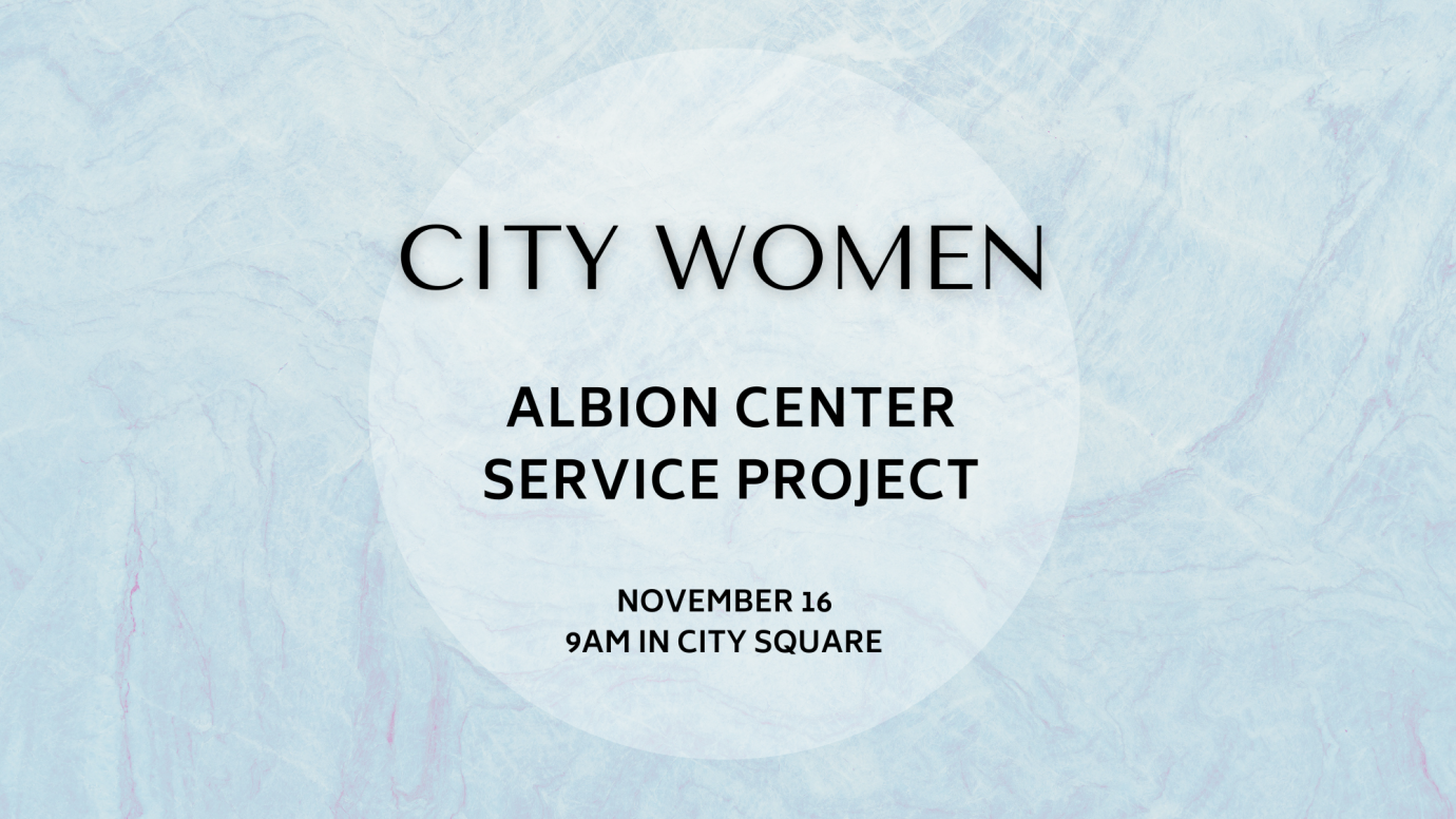 City Women's Albion Center Service Project 