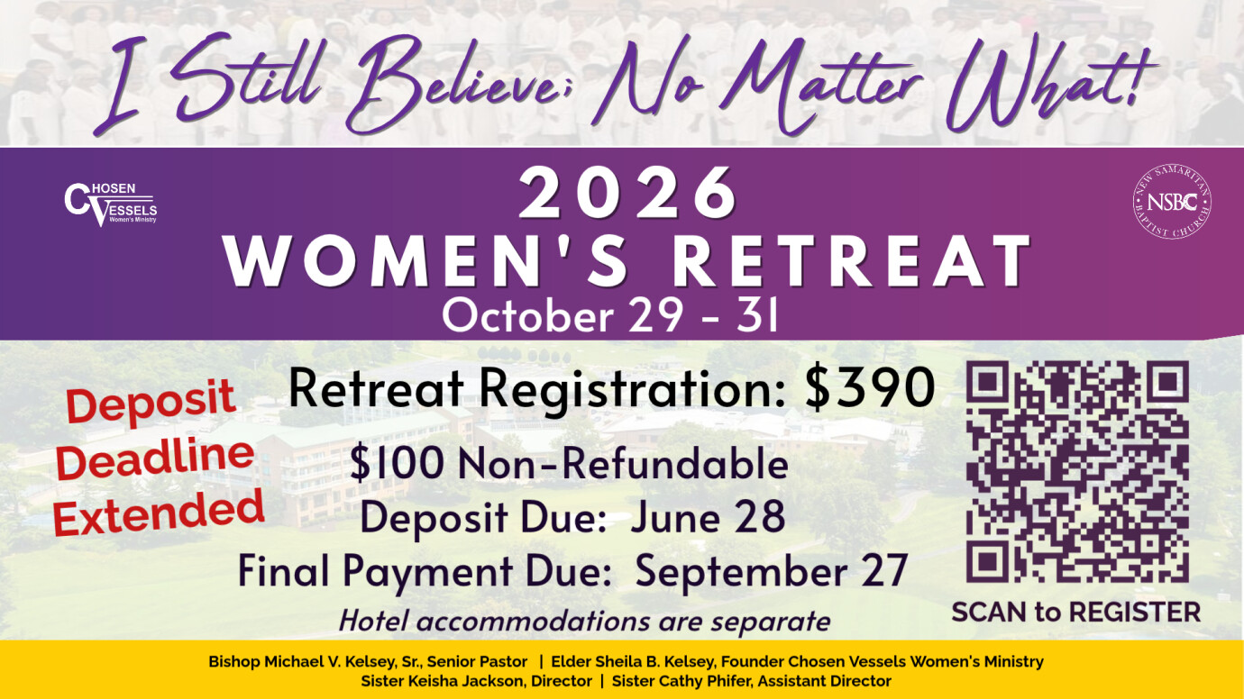 Chosen Vessels 2026 Women's Retreat ~ I Still Believe; No Matter What!