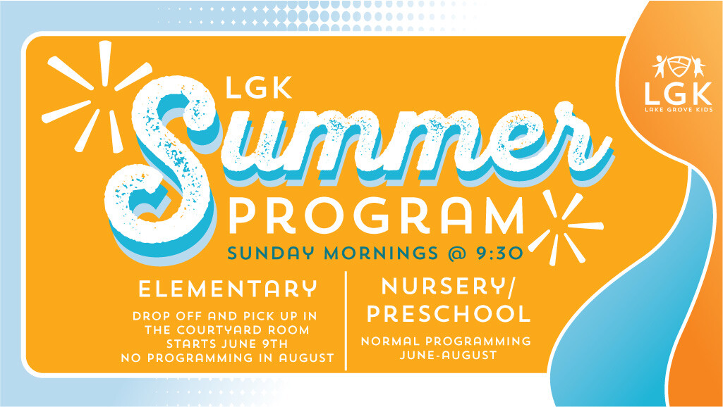 K-5th LGK Summer Programming