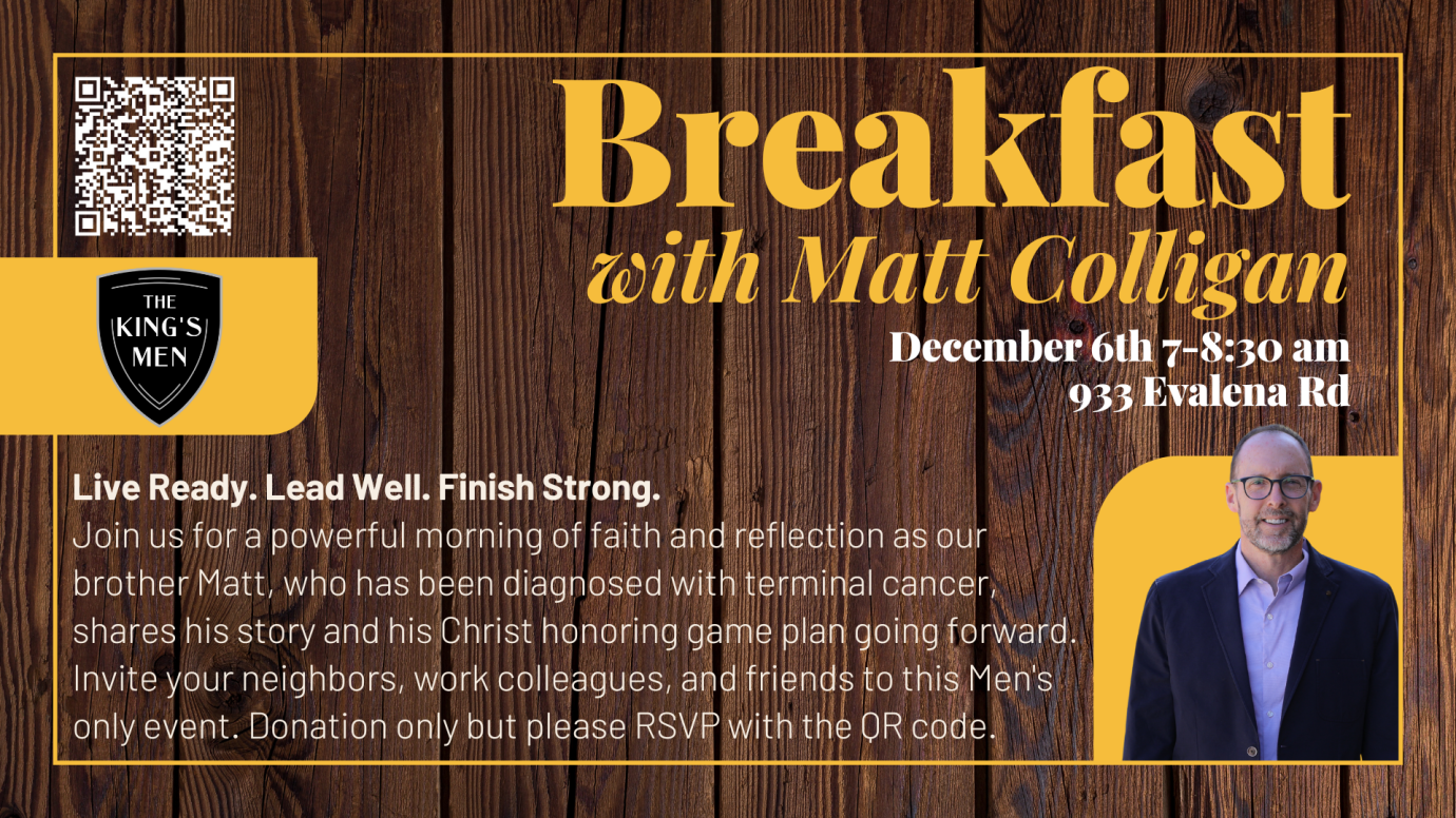 King's Men Breakfast with Matt Colligan