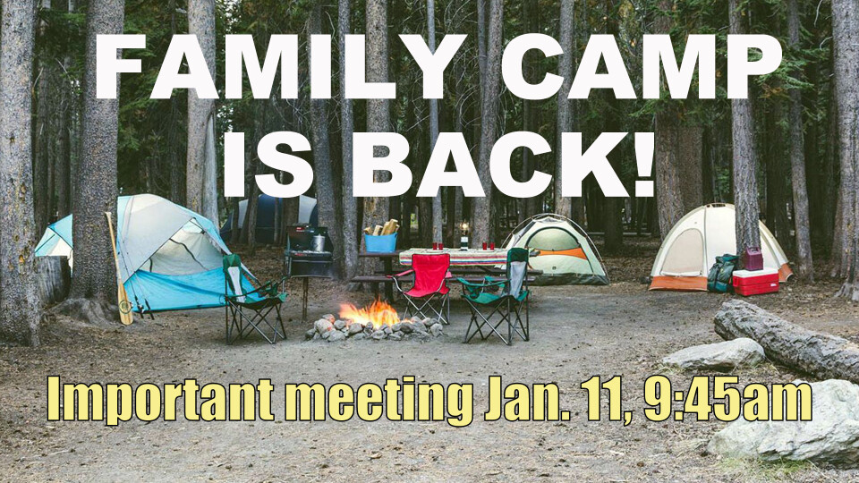 Family Camp Info Meeting