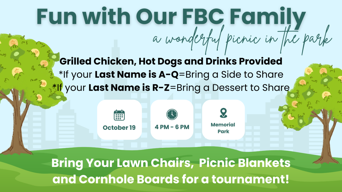 FBC Family - Picnic in the Park!
