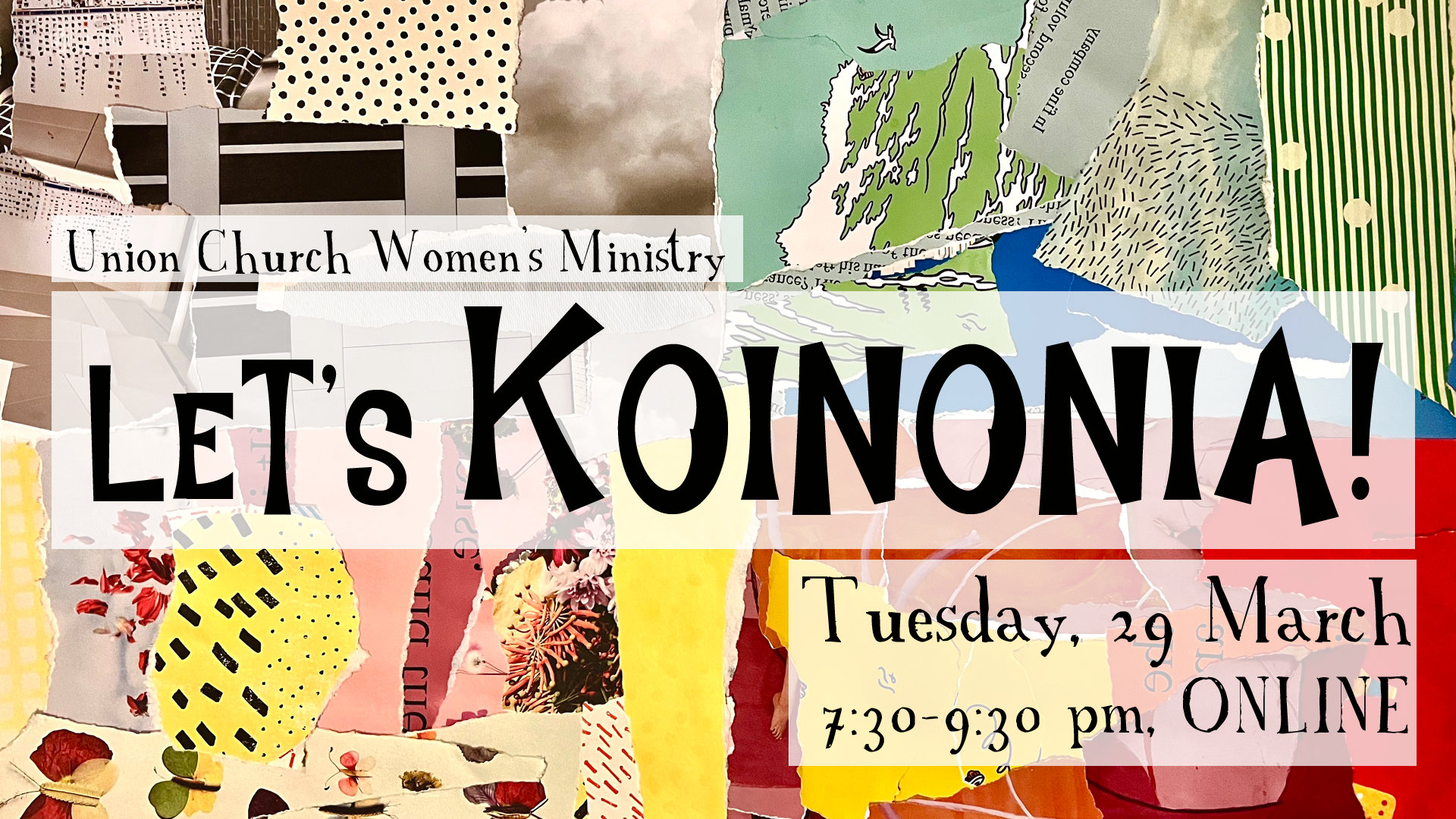 Women's Ministry - Let's Koinonia