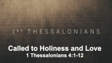 Called to Holiness and Love