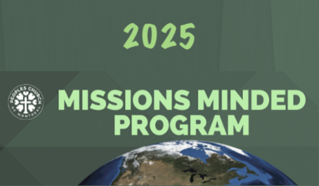 Missions Minded Program 2025