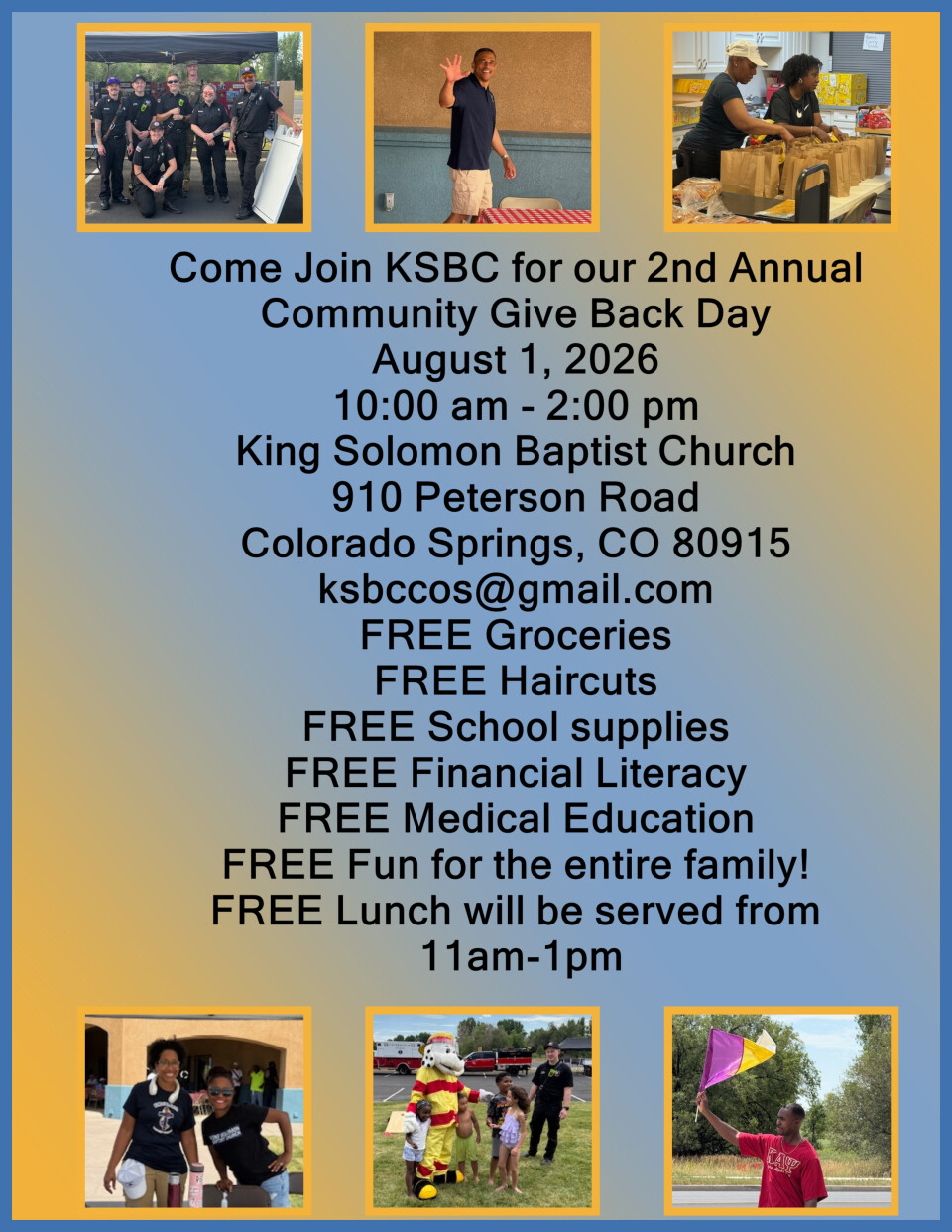Community Giveback 2026!