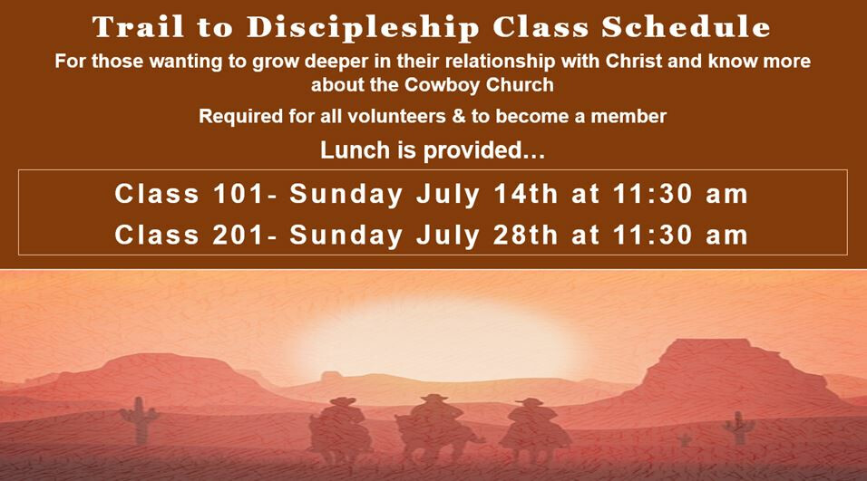 Trail to Discipleship Class 101