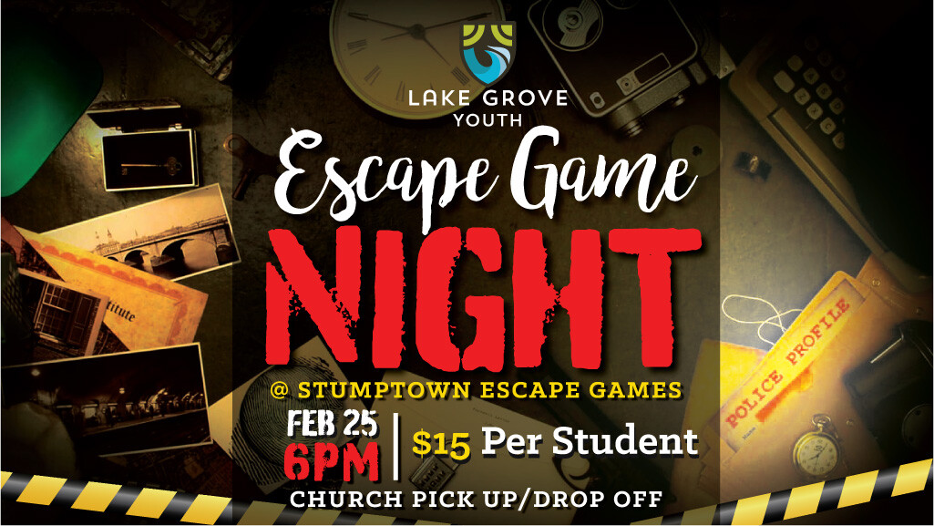 High School Escape Room Night