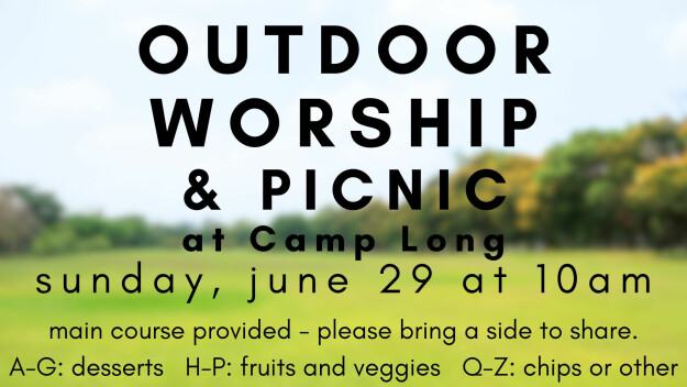 Outdoor Worship and Picnic