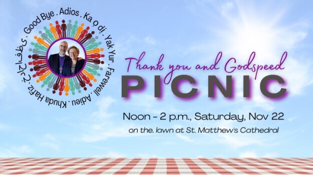 Farewell Picnic for Bishop Sumner and Stephanie Hodgkins