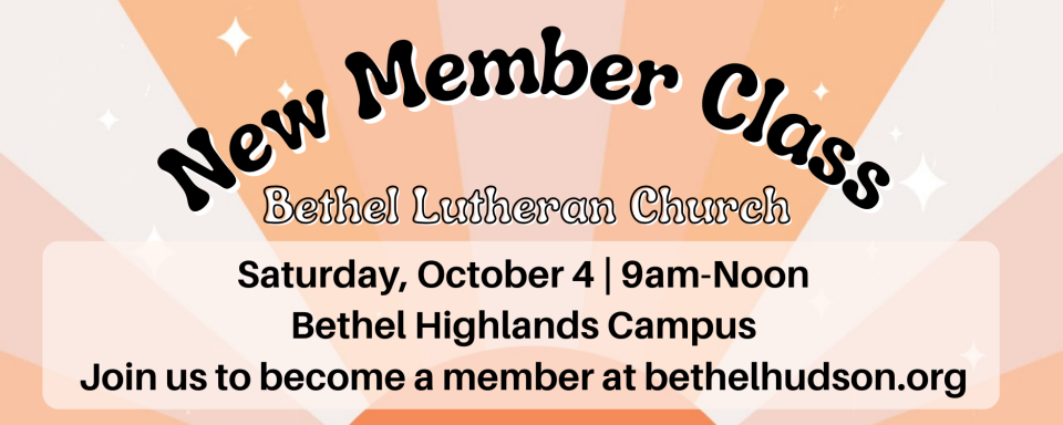 New Member/Disciple Class