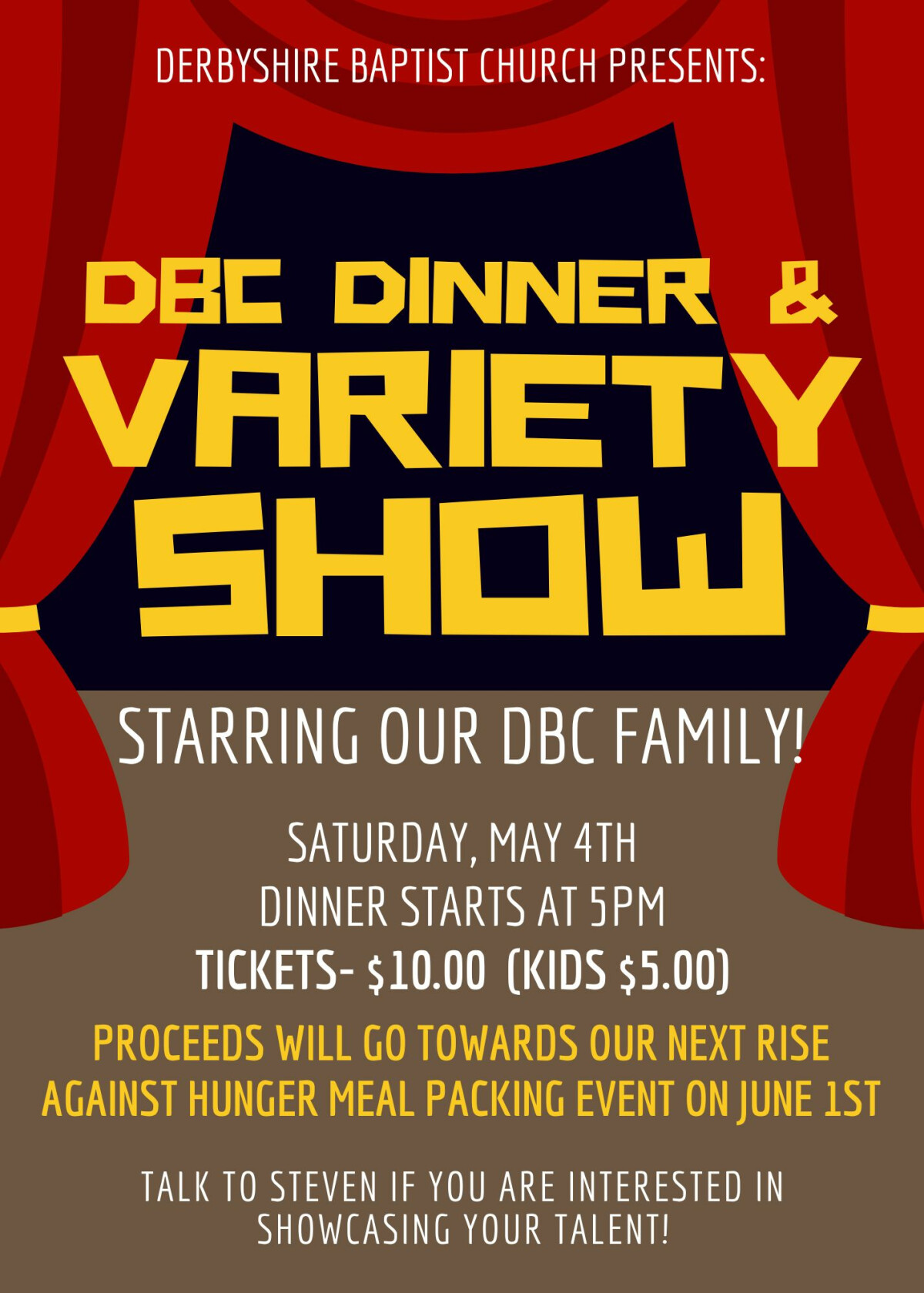Variety Show and Dinner!