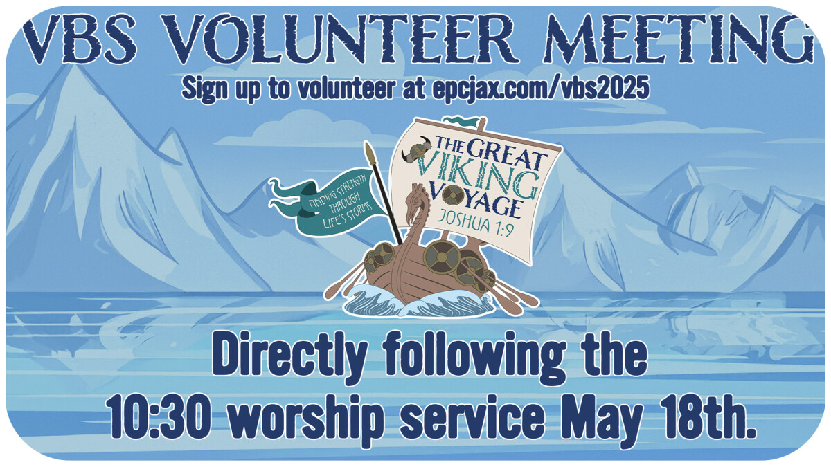 VBS Volunteer Meeting