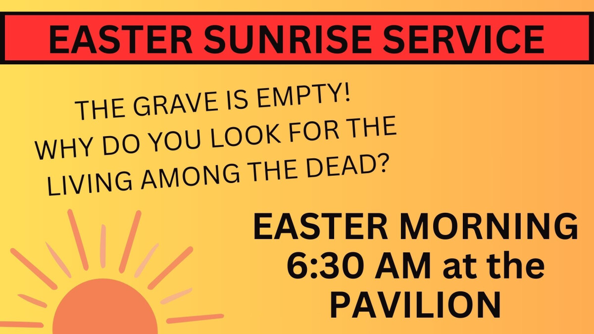 Easter Sunrise Service