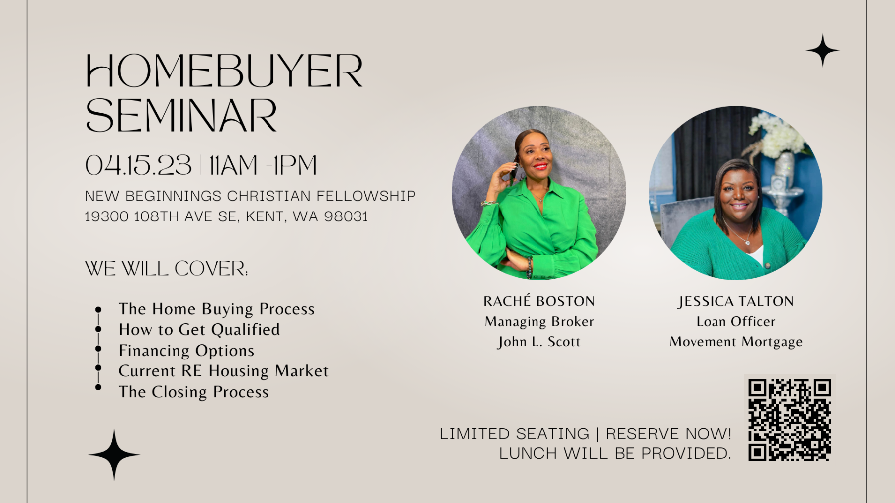 The Home Buyer Seminar Series
