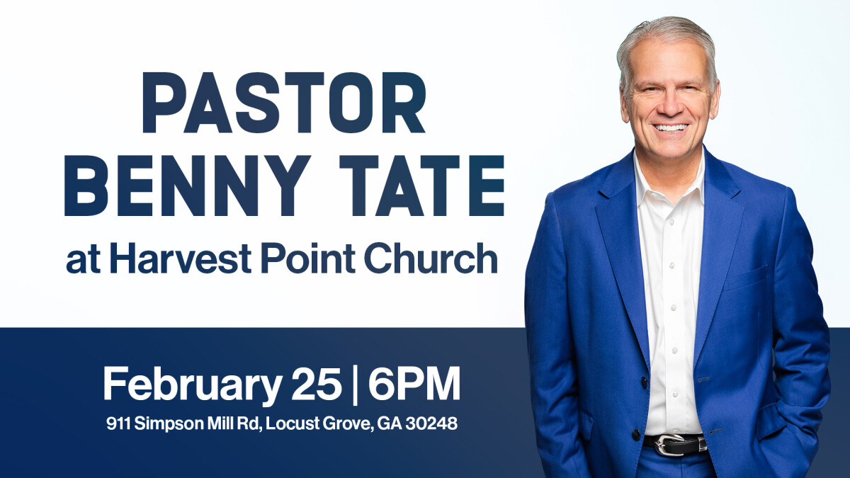 Pastor Benny at Harvest Point Church
