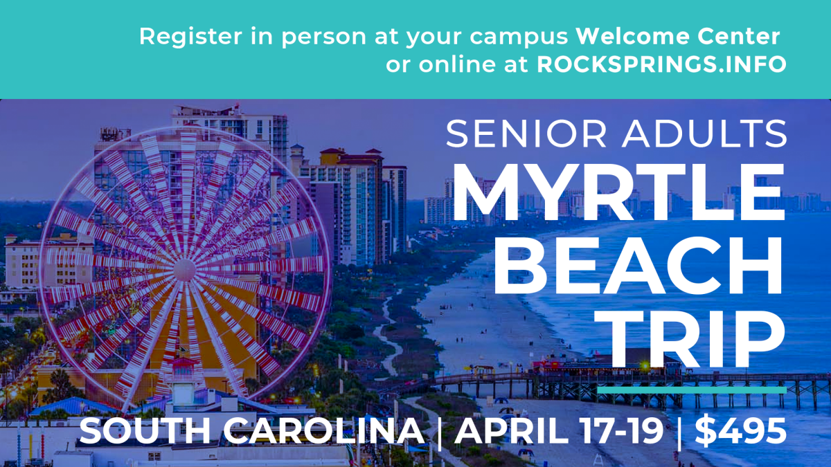 Senior Adult Myrtle Beach Trip 