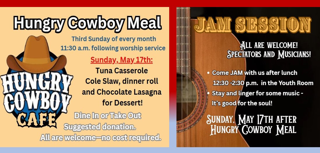 Hungry Cowboy Meal and Jam Session