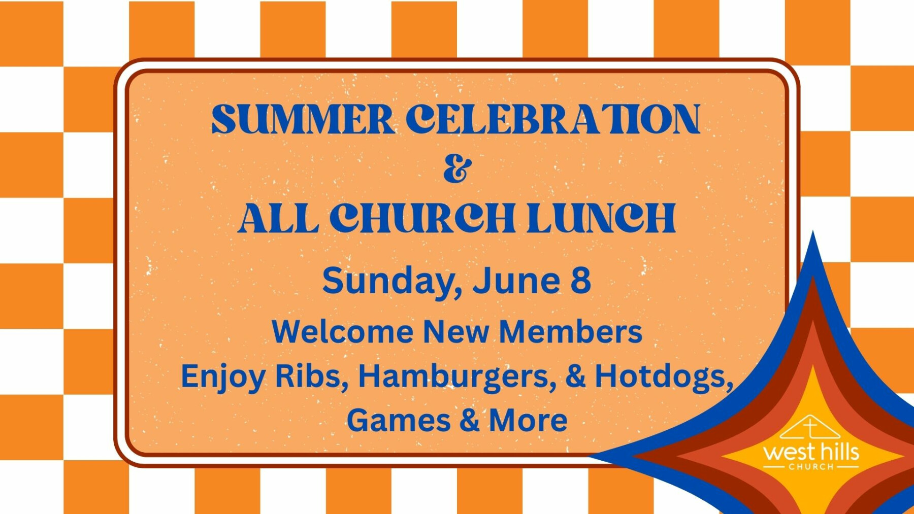 Summer Celebration & All Church Lunch