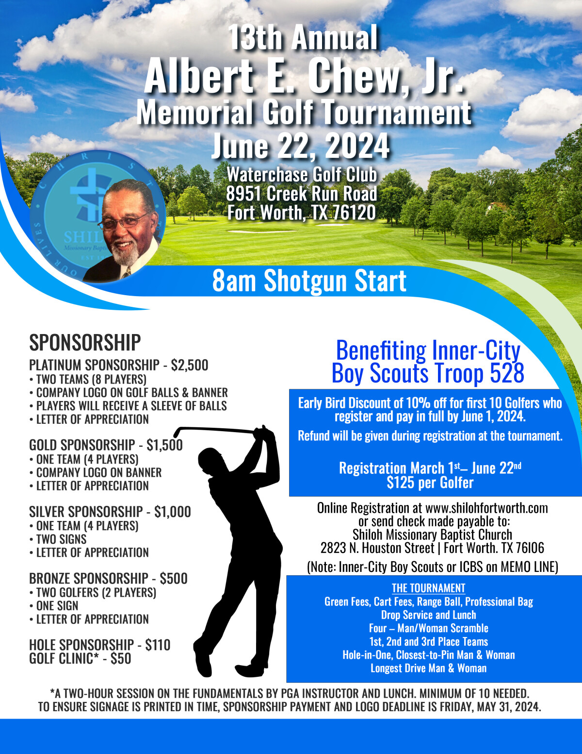 13th Annual Albert E. Chew, Jr. Memorial Golf Tournament