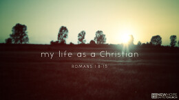 My Life as a Christian \ June 4, 2023