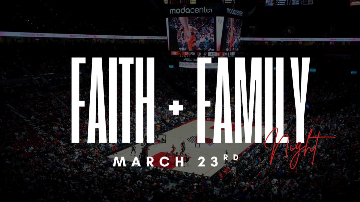 Blazers Faith & Family Night
