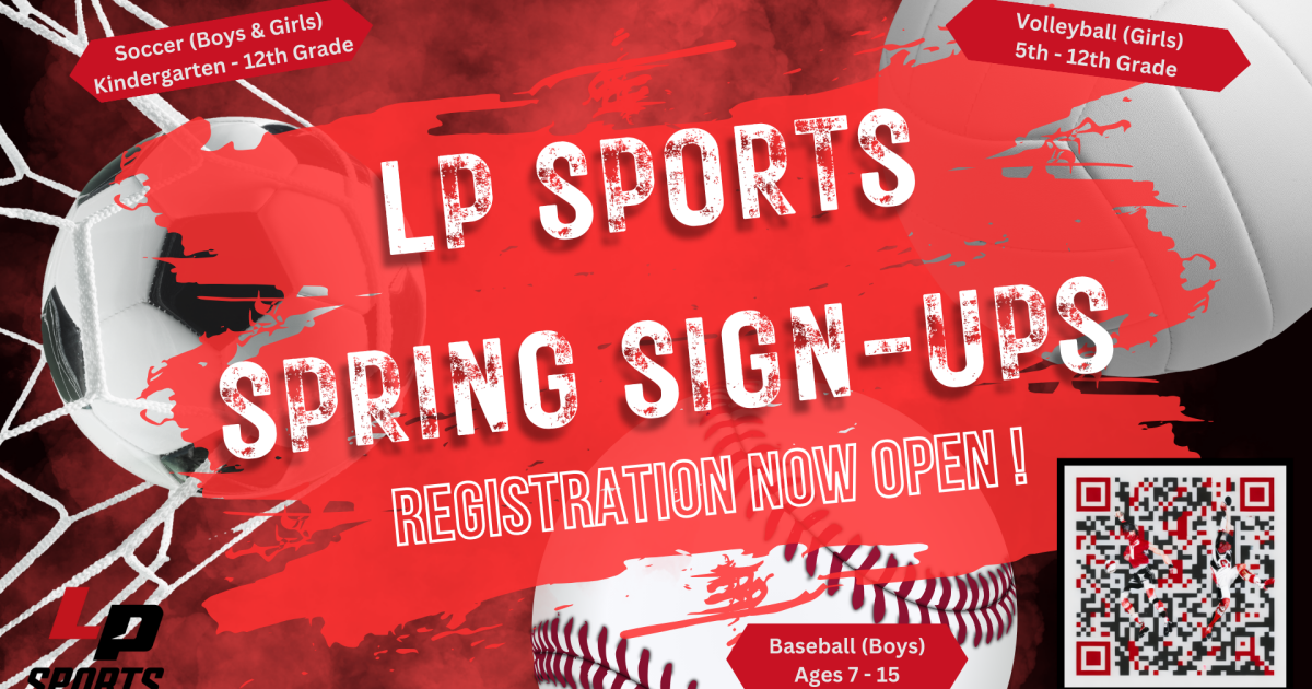 LP Sports Spring Sign Ups Lee Park Church