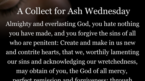 An Ash Wednesday Reflection
