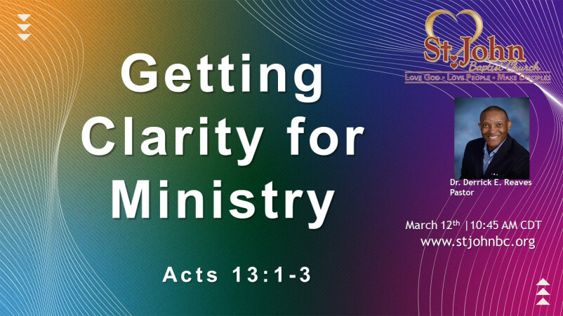 Getting Clarity for Ministry