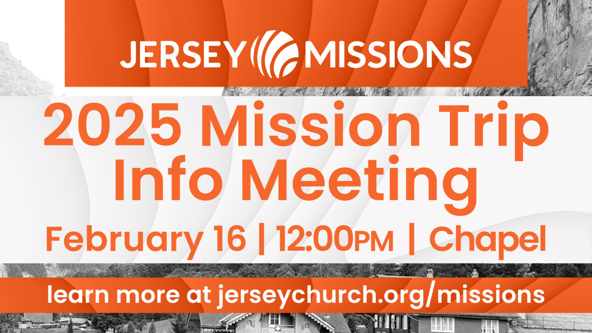 Missions Informational Meeting