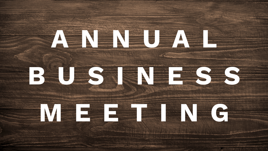 Annual Business Meeting