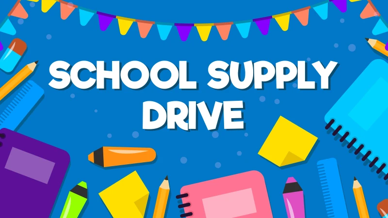 School Supply Drive 2026