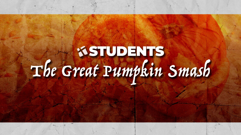 Hebron Students Pumpkin Smash
