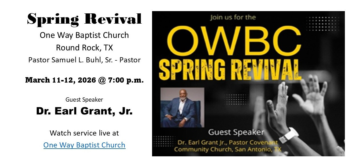 Pastor in Revival Round Rock